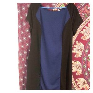 Black and Blue Dress